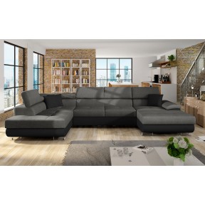 Wohnlandschaft Alvin Bis mit Schlaffunktion und Bettkasten Wohnlandschaft Alvin Bis mit Schlaffunktion und Bettkasten