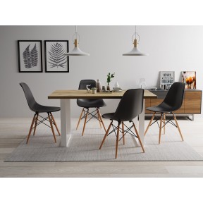 Essgruppe: Tisch Scarlett 160 + 4 Stühle Betty (5-teilig) Essgruppe: Tisch Scarlett 160 + 4 Stühle Betty (5-teilig)