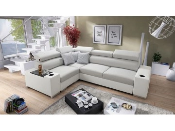 Ecksofa Luiza II mit Bettkasten und Schlaffunktion