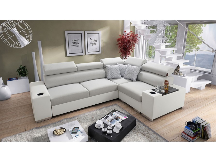 Ecksofa Luiza II mit Bettkasten und Schlaffunktion