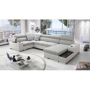 Wohnlandschaft Luiza IV Maxi mit zwei Bettkästen und Schlaffunktion