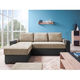 Miniaturbild von Ecksofa Nado mit Schlaffunktion und Bettkasten