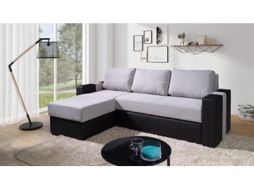 Ecksofa Nado mit Schlaffunktion und Bettkasten