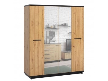 Kleiderschrank mit Spiegel Mins SZ4D MS10