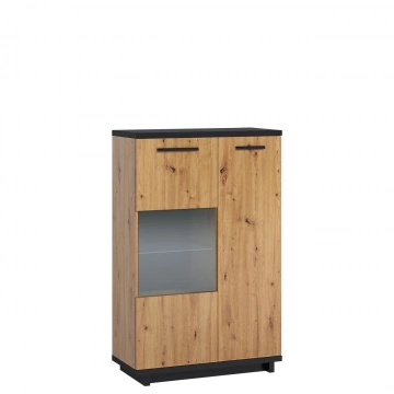 Vitrine mit 2-türig  Mins 90 MS12