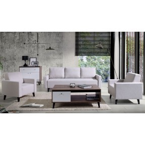 Wohnzimmer-Set mit Sofa Naviedo Gloss II Wohnzimmer-Set mit Sofa Naviedo Gloss II