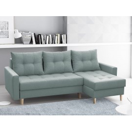 Ecksofa Makau mit Schlaffunktion und zwei Bettkasten