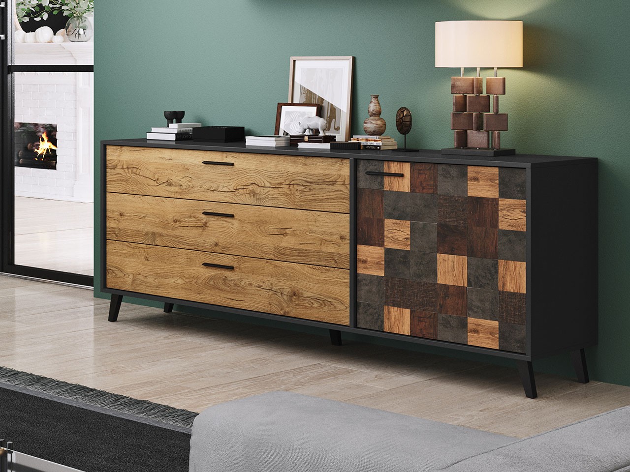 Kommode Niki 1D3S - Mirjan24