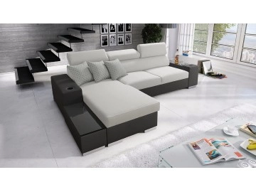 Ecksofa Luiza I Mini mit Bettkasten und Schlaffunktion