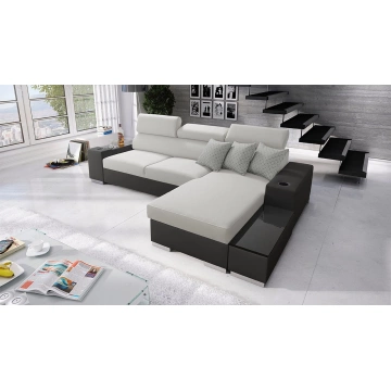Ecksofa Luiza I Mini mit Bettkasten und Schlaffunktion