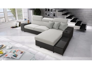 Ecksofa Luiza I Mini mit Bettkasten und Schlaffunktion