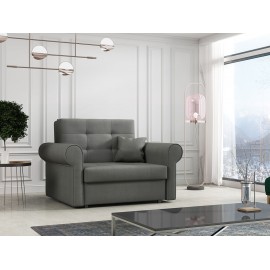 Sofa Clivia Silver I mit Schlaffunktion und Bettkasten