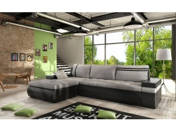 Ecksofa Sofia mit Bettkasten und Schlaffunktion
