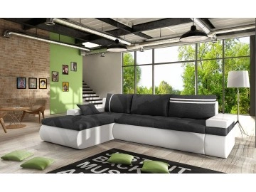 Ecksofa Sofia mit Bettkasten und Schlaffunktion