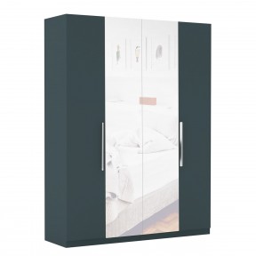 Drehtürenschrank mit Spiegel Merlot 4D Drehtürenschrank mit Spiegel Merlot 4D