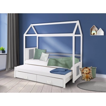 Kinderbett mit Ausziehbett Maranka 80