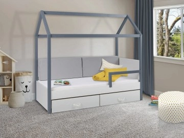 Kinderbett mit Stauraum Fitonia II 90