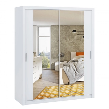 Kleiderschrank Schiebetür mit Spiegel SZ180 Darsiv DR15