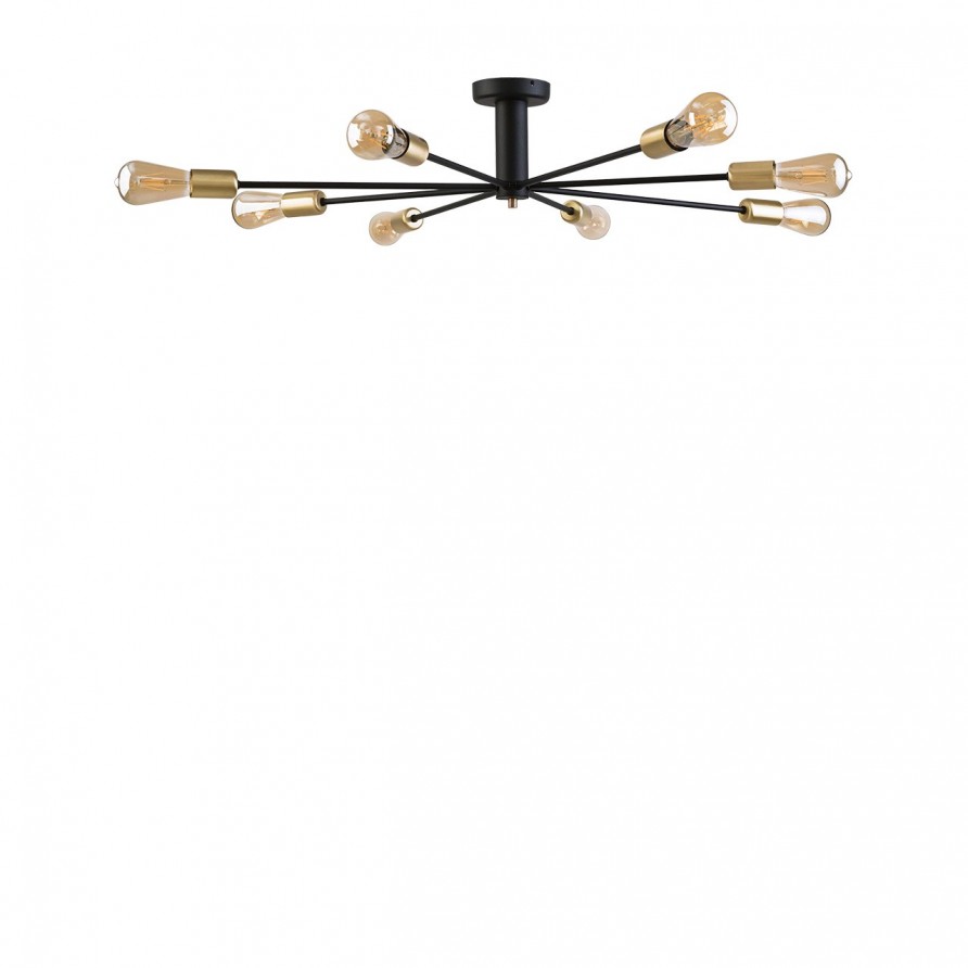Deckenleuchte Mill black-gold VIII 9135 Deckenleuchte Mill black-gold VIII 9135