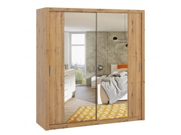 Großer Kleiderschrank mit Schiebetüren SZ200 Darsiv DR09