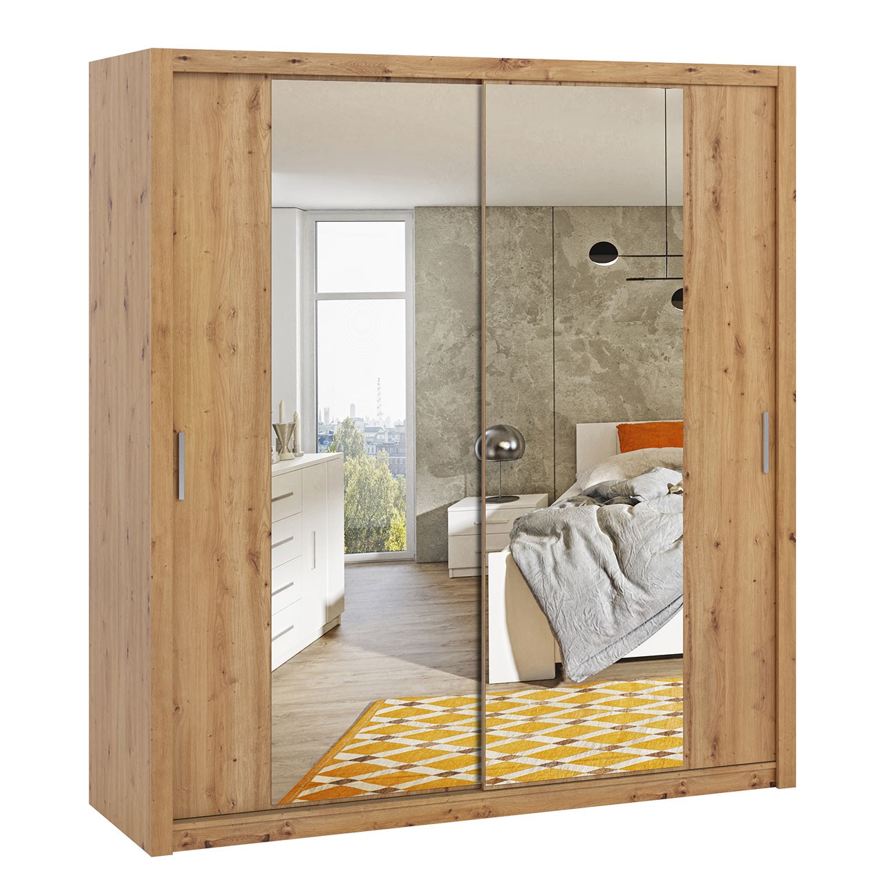 Schiebetürenschrank SZ200 Kler KE09 - Mirjan24