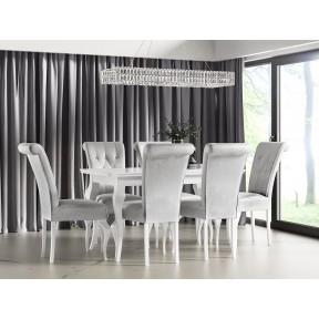 Essgruppe: Tisch Julia + Stühle ST63 (7-teilig) Essgruppe: Tisch Julia + Stühle ST63 (7-teilig)