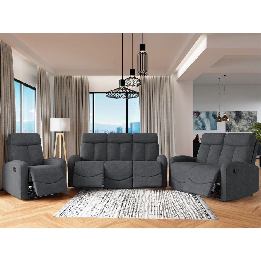 Polstergarnitur Isco 3+2+1 mit Relaxfunktion Polstergarnitur Isco 3+2+1 mit Relaxfunktion