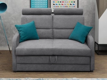Kleines Sofa Pumpa mit Schlaffunktion und Bettkasten