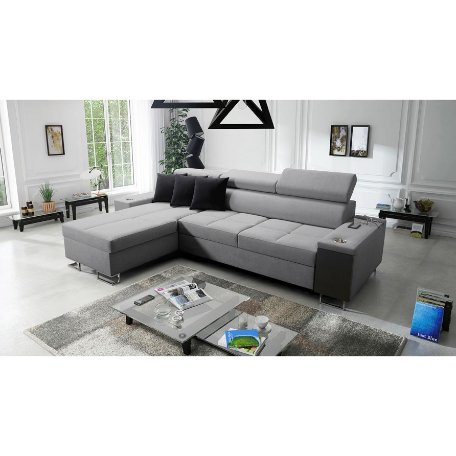Ecksofa Ewasy I Mini mit Bettkasten und Schlaffunktion Ecksofa Ewasy I Mini mit Bettkasten und Schlaffunktion