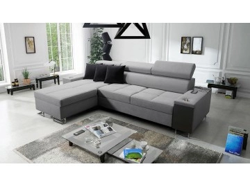 Ecksofa Ewasy I Maxi mit Bettkasten und Schlaffunktion