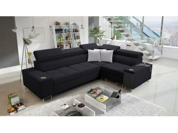 Ecksofa Ewasy II mit Bettkasten und Schlaffunktion