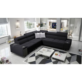 Miniaturbild von Ecksofa Ewasy III mit zwei Bettkästen und Schlaffunktion