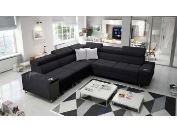 Ecksofa Ewasy III mit zwei Bettkästen und Schlaffunktion