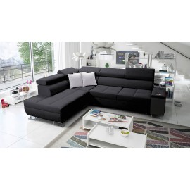 Ecksofa Ewasy VII mit Bettkasten und Schlaffunktion