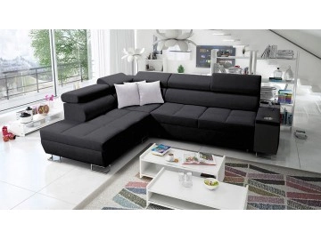 Ecksofa Ewasy VII mit Bettkasten und Schlaffunktion