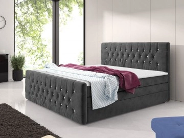 Boxspringbett mit Bettkasten Kornwalia Lux