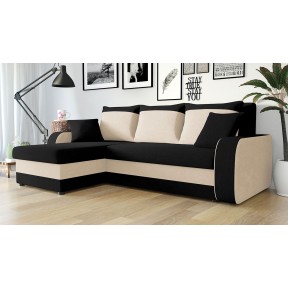 Ecksofa Dalmir mit Schlaffunktion und zwei Bettkasten Ecksofa Dalmir mit Schlaffunktion und zwei Bettkasten
