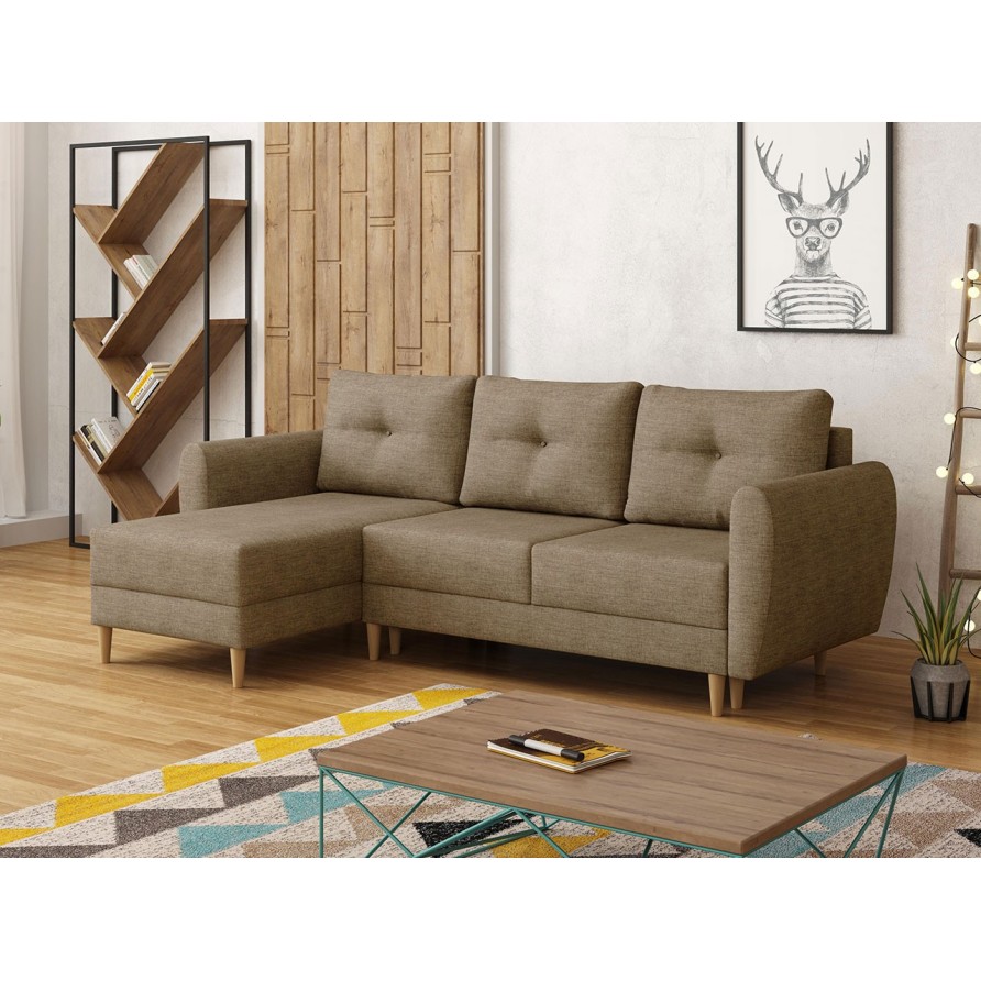 Ecksofa Laluko mit Schlaffunktion und Bettkasten Ecksofa Laluko mit Schlaffunktion und Bettkasten