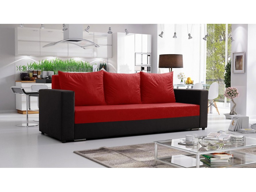 Sofa Taluko mit Schlaffunktion und Bettkasten