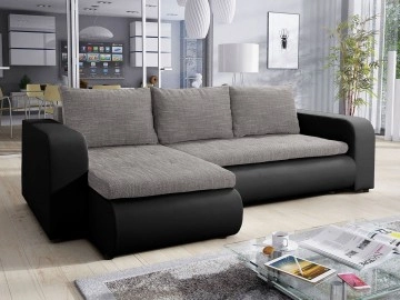 Ecksofa Boniko mit Schlaffunktion und Bettkasten
