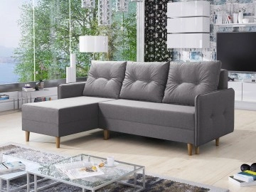 Ecksofa Daduko mit Schlaffunktion und Bettkasten