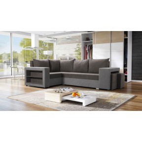 Ecksofa Fonite mit Schlaffunktion und Bettkasten BRAK WYMIARU PUF Ecksofa Fonite mit Schlaffunktion und Bettkasten BRAK WYMIARU PUF