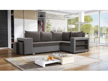 Ecksofa Fonite mit Schlaffunktion und Bettkasten