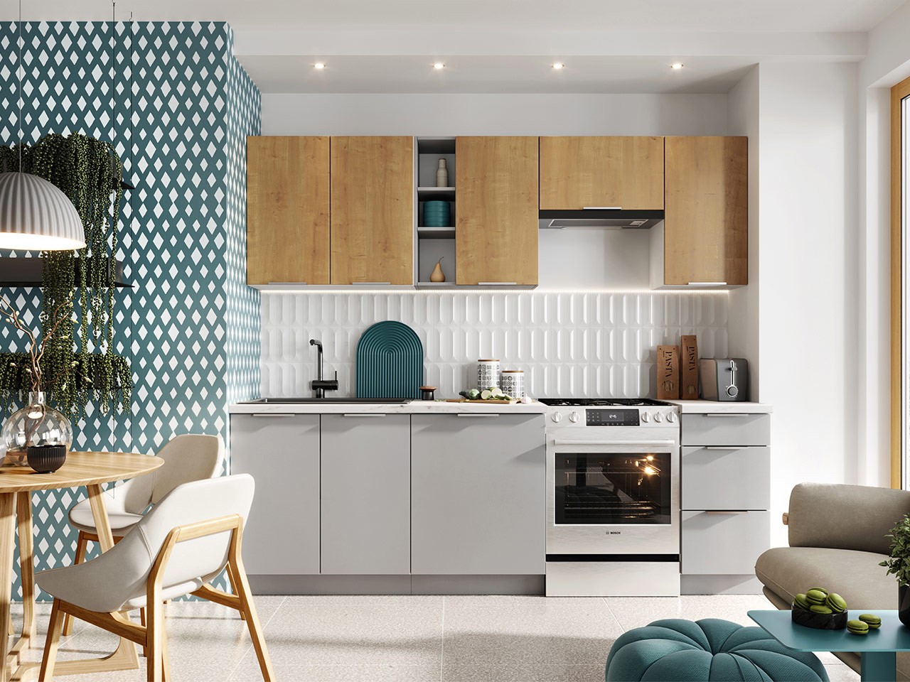 Küchenmöbel Oleica 240 - Mirjan24