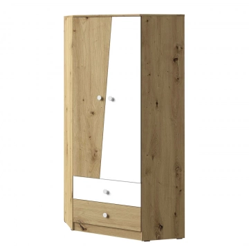 Kleiner Eckschrank mit Schubladen Wurak WK02