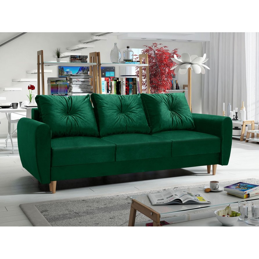 Sofa Laluko mit Schlaffunktion und Bettkasten Sofa Laluko mit Schlaffunktion und Bettkasten
