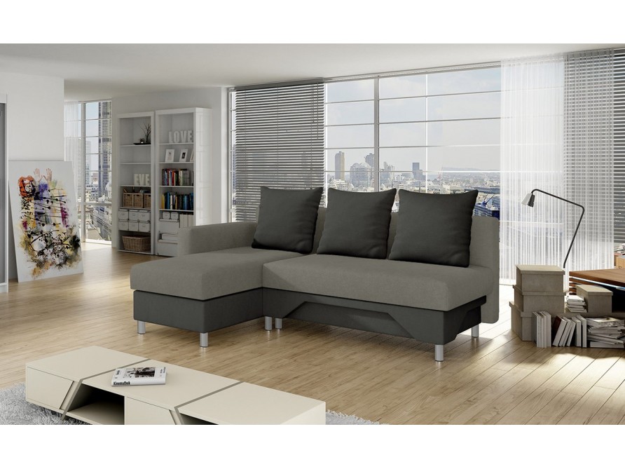 Ecksofa Martin mit zwei Bettkästen und Schlaffunktion