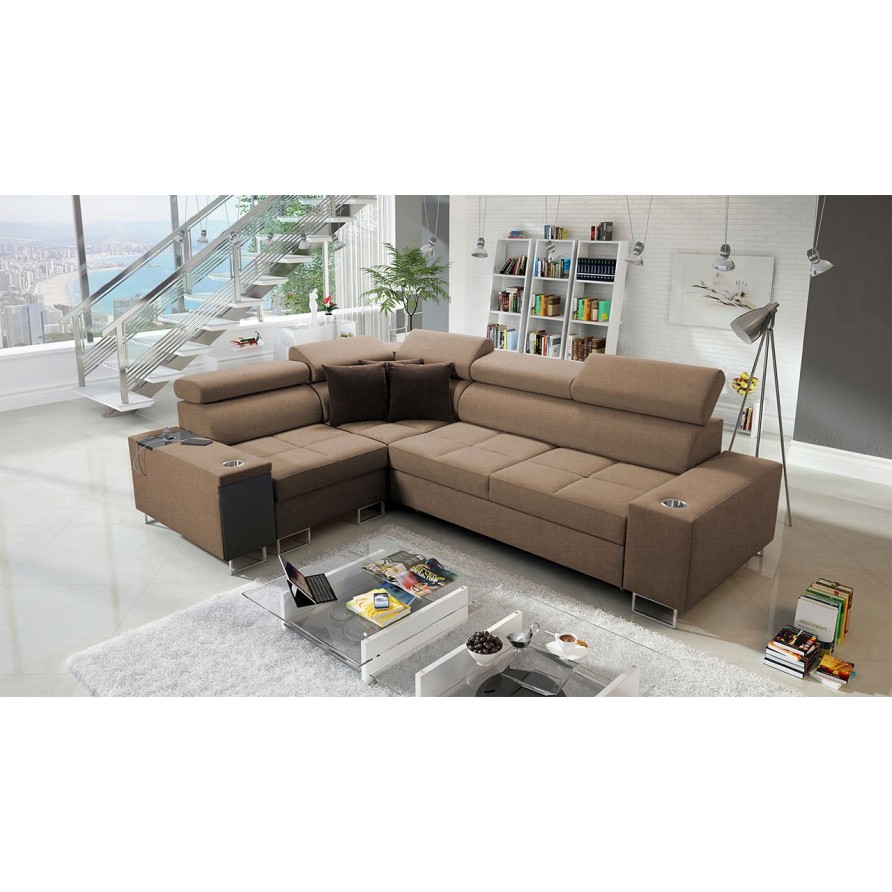 Ecksofa Ewasy II mit Bettkasten und Schlaffunktion Ecksofa Ewasy II mit Bettkasten und Schlaffunktion