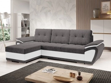 Ecksofa Jarelin mit Schlaffunktion und Bettkasten