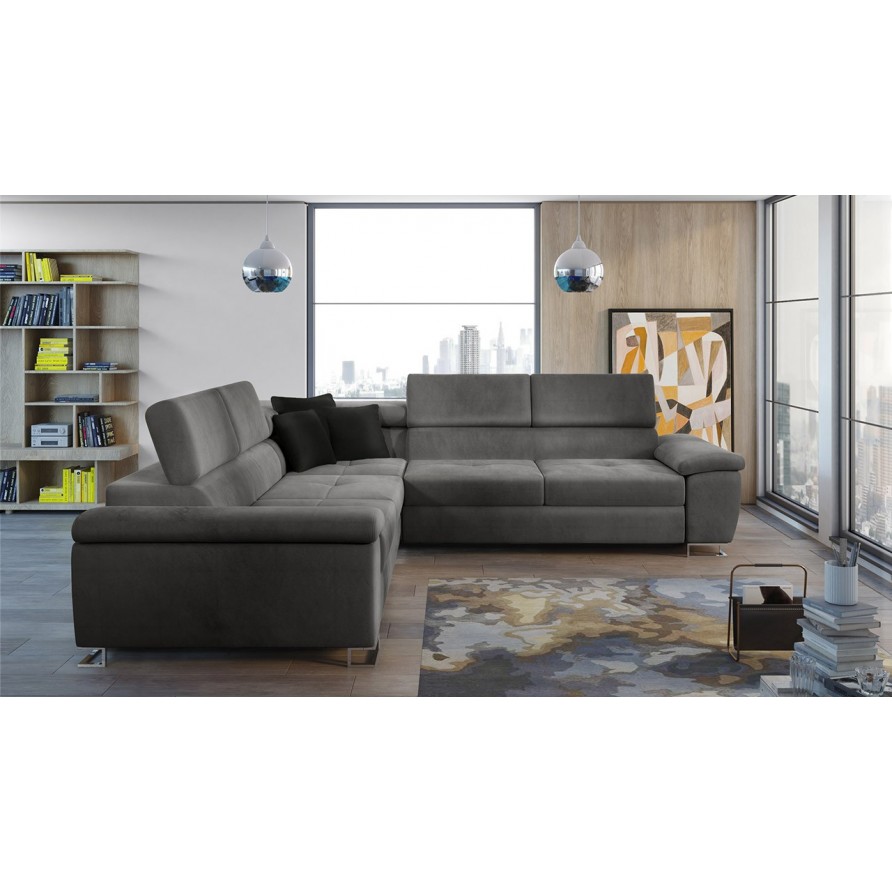Ecksofa Alvin 2e2 mit Schlaffunktion und Bettkasten Ecksofa Alvin 2e2 mit Schlaffunktion und Bettkasten
